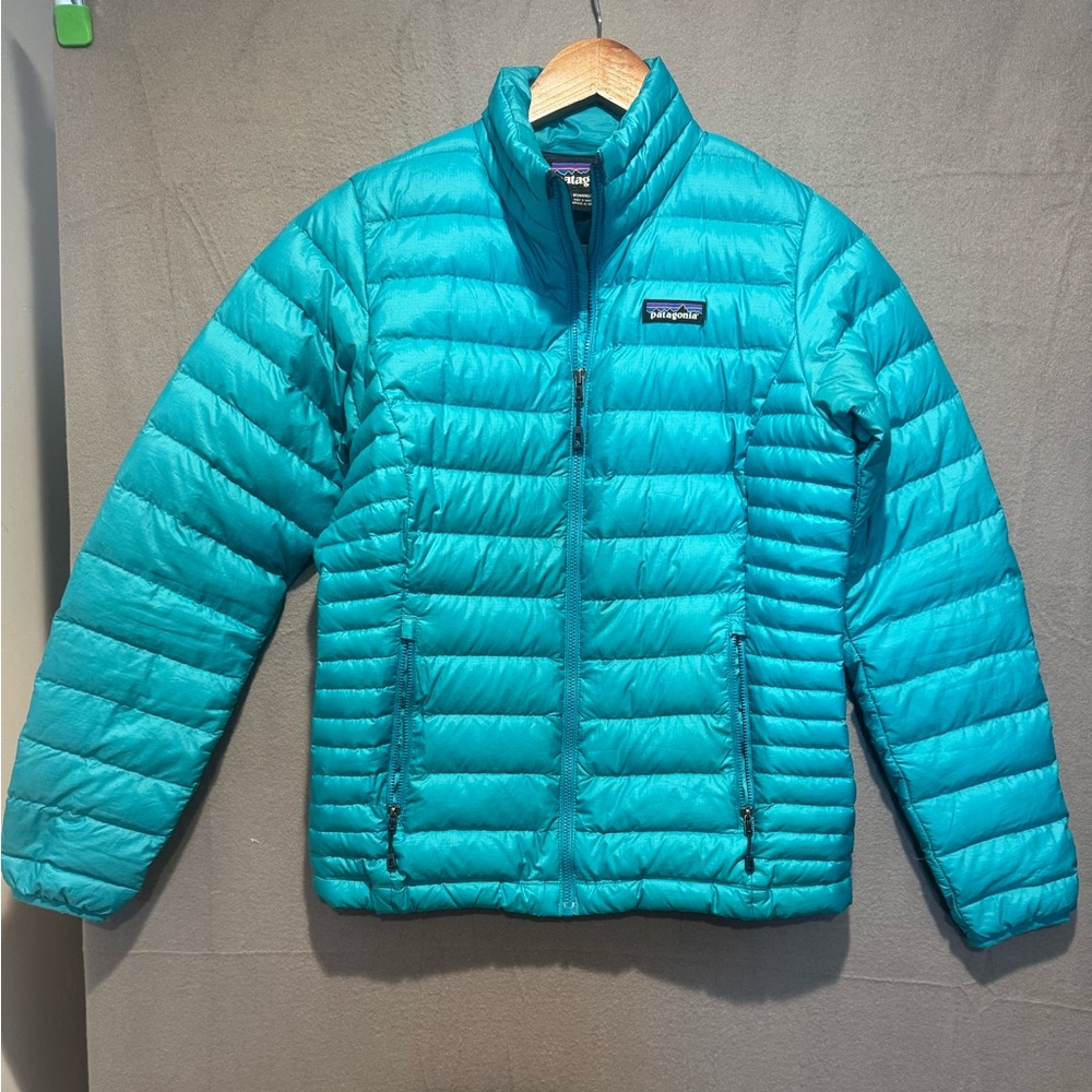 Patagonia Teal Puffer Jacket